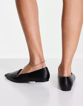 Asos Design Women's Black Ballerinas ANS699