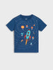 Sinsay Boy's 1-Pack Pajama Set Navy AYA