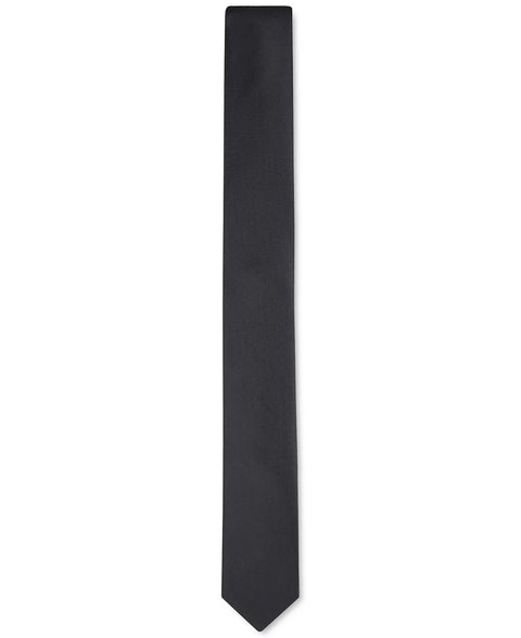 Calvin Klein Men's Black Liquid Luxe Skinny Solid Tie | Calvin Klein In Lebanon