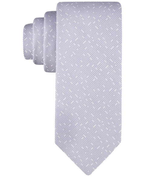 Calvin Klein Men's Lilac Texture Digital Dots Tie ABL343