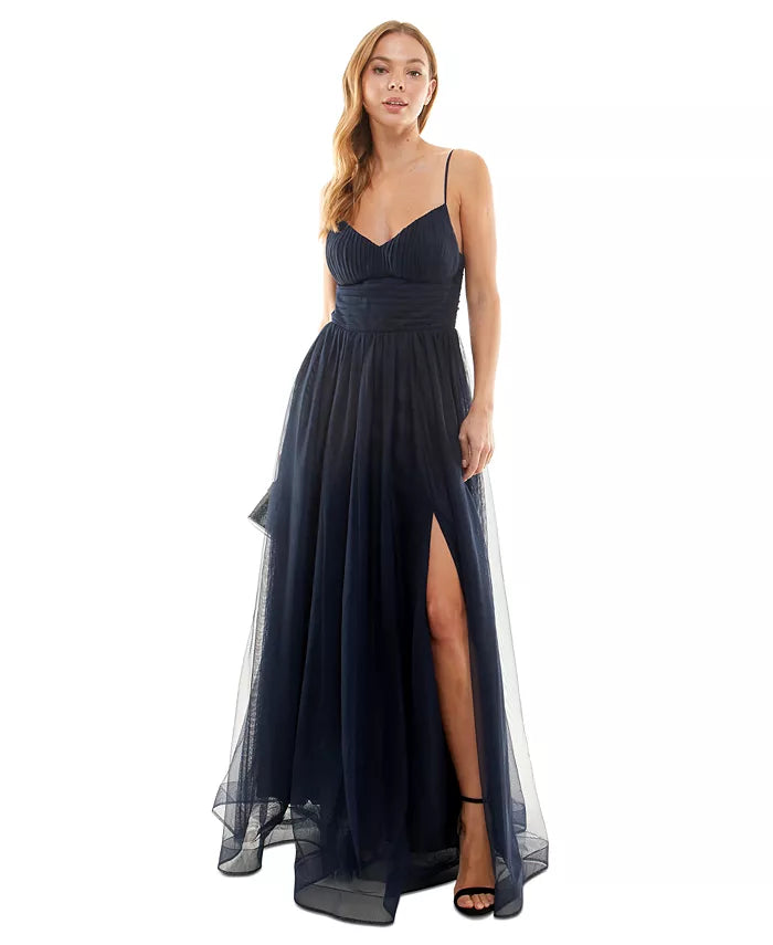 Speechless Women's Navy Dress ABF264