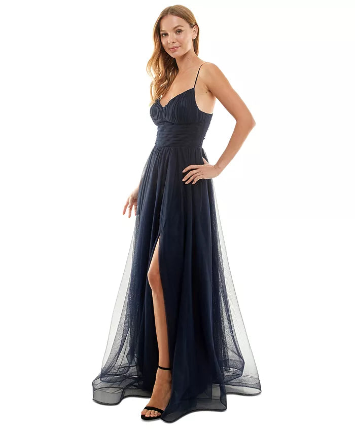 Speechless Women's Navy Dress ABF264