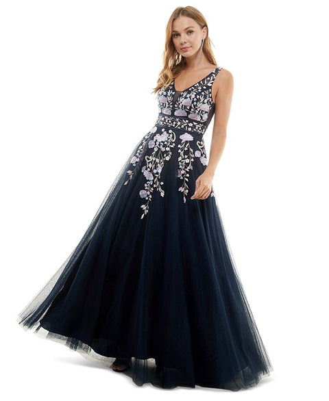 Say Yes to the Prom Women Black Dress ABF137 shr zone9