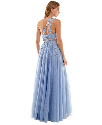 Say Yes Women's Baby Blue Dress ABF163 shr