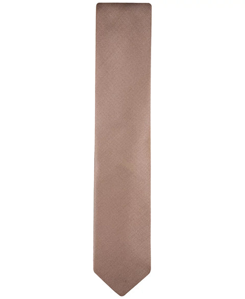 Calvin Klein Men's Taupe Solid Tie | Calvin Klein In Lebanon