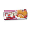 L'amore biscuit packaging with a heart-shaped design on a white background