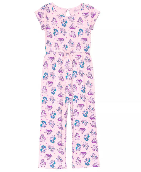 My Little Pony Girl's Pink Disney Pipp & Izzy Short Sleeves Jumpsuit | My Little Pony In Lebanon