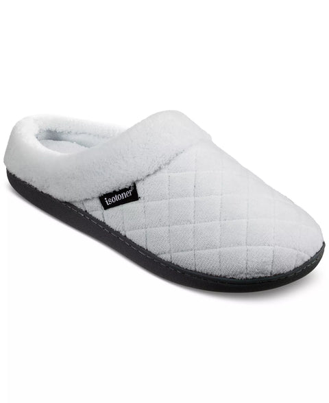 Isotoner Signature Women's Grey Milly Hoodback Slippers | Isotoner Signature In Lebanon