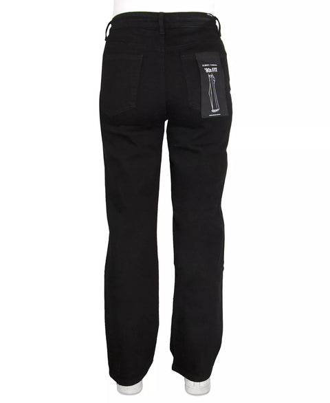 Madden Girl Women's Black Ripped High-Rise Wide-Leg Jeans  | Madden Girl in Lebanon