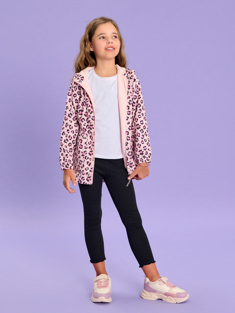 Sinsay Baby Girl's Pink Leopard Transitional Jacket | Sinsay In Lebanon