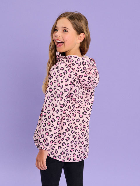 Sinsay Baby Girl's Pink Leopard Transitional Jacket | Sinsay In Lebanon