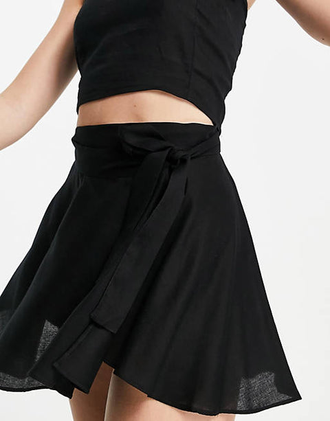 Esmee Women's Black Skirt AMF537 shr