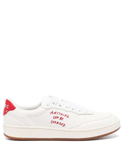 ACBC Women's White Evergreen Logo Printed Sneakers |ACBC In Lebanon