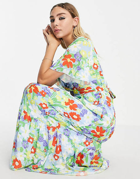 Twisted Women's Multicolor Floral Dress AMF1024 (W12) E26 shr