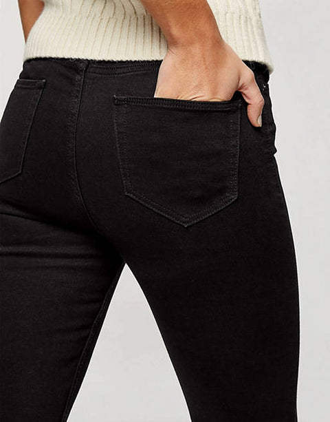 Miss Selfridge Women's Black Jeans ANF492 (AN) shr