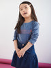Sinsay Girl's Navy Printed Blouse | Sinsay In Lebanon