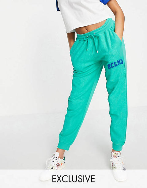 Reclaimed Vintage Women's Green Sweatpant AMF728