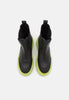 Steve Madden Women’s Black & Neon Green Sole Leather Chelsea Boots  | Steve Madden in Lebanon