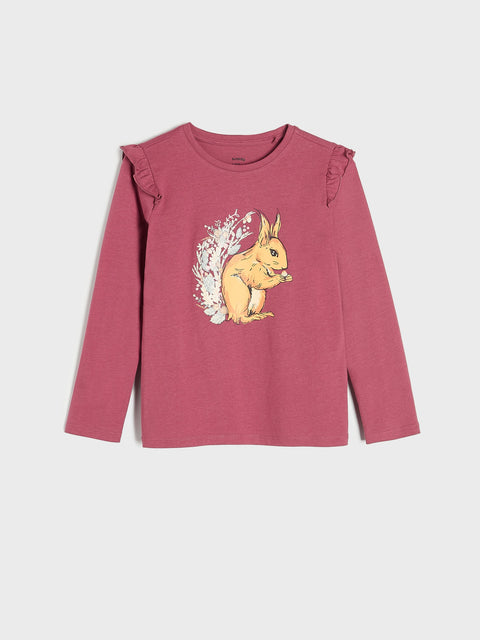 Sinsay Girl's Plum Long Sleeve Blouse | Sinsay In Lebanon