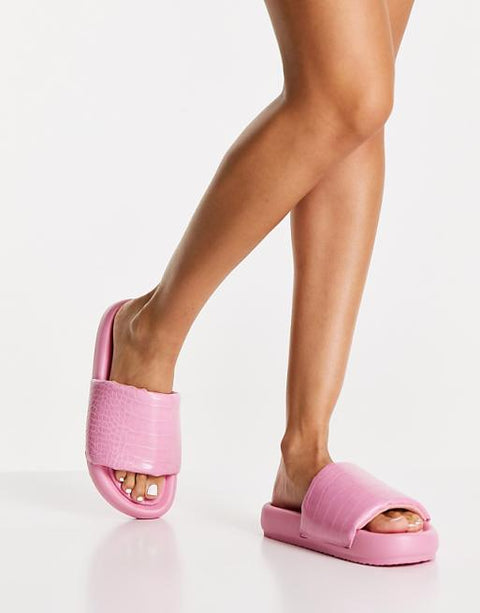 Asos Design Women's Pink Slipper ANS966