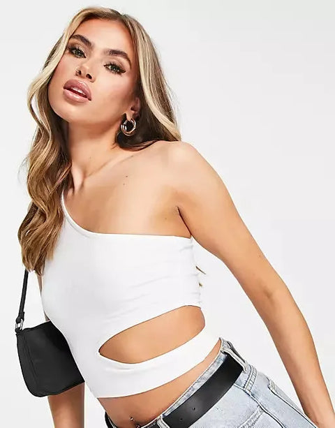 Asos Design Women's White Blouse ANF1351