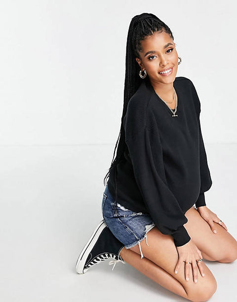 Cotton-On Women's Black Sweatshirt 101323785   AMF50(TP3)