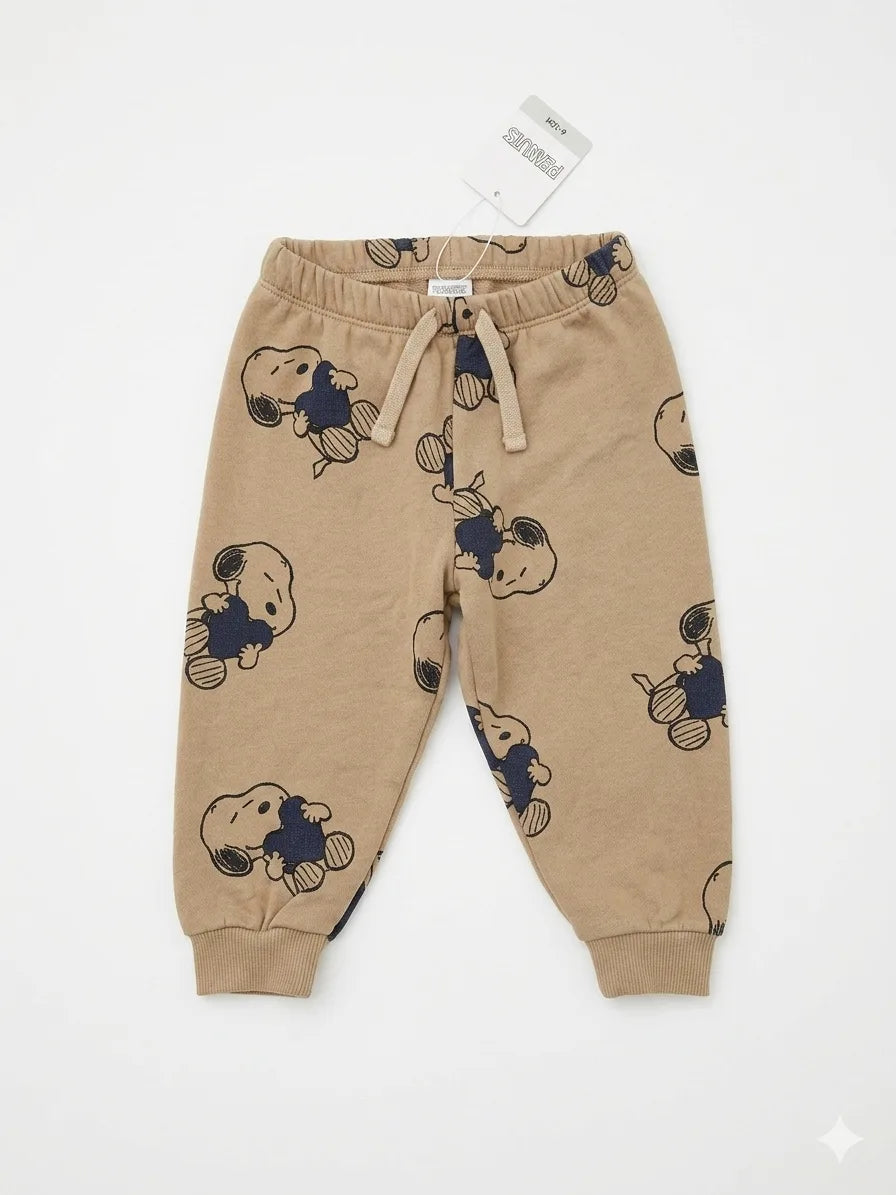 Zara Baby Girl's Brown Printed Pant | Zara In Lebanon