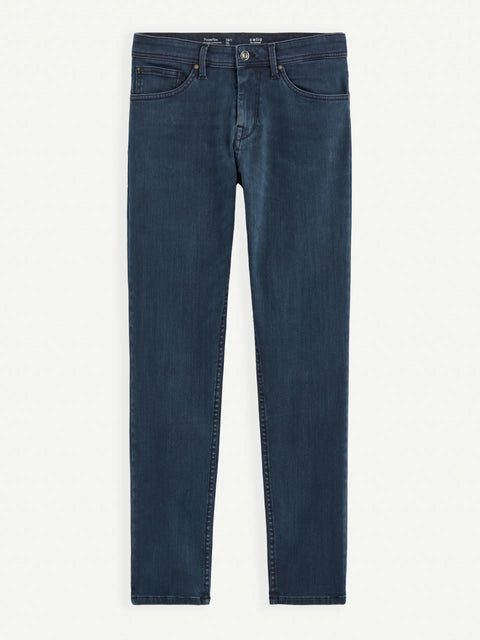 Celio Men's Navy Powerflex Slim Jeans | Celio In Lebanon