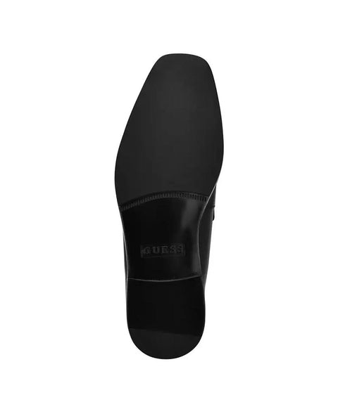 Guess Men's Black Hendo Square Toe Slip On Dress Loafers |Guess In Lebanon