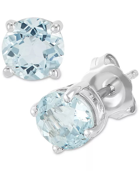And Now This Women's Blue Birthstone Stud Earrings | And Now This In Lebanon