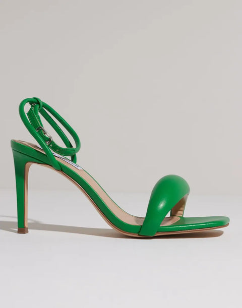 Steve Madden Women's Green Entice Heeled Sandals | Steve Madden In Lebanon