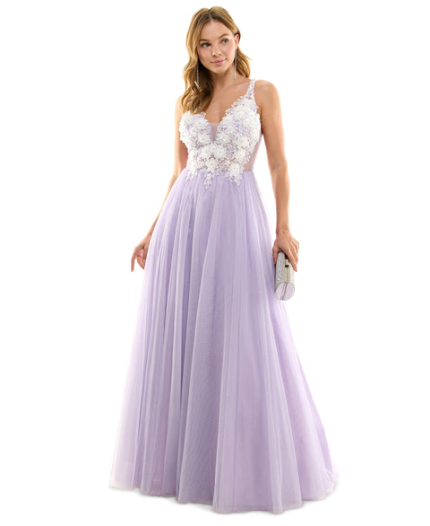 Say Yes To The Prom  Women's Lilac Dress ABF48 shr zone9