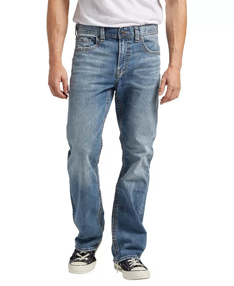 Silver Jeans Co. Men's Blue Craig Classic Fit Bootcut Stretch Jeans | Silver Jeans Co. In Lebanon