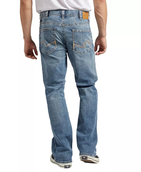 Silver Jeans Co. Men's Blue Craig Classic Fit Bootcut Stretch Jeans | Silver Jeans Co. In Lebanon