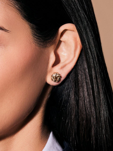 Lauren Ralph Lauren Women's Gold Knot Stud Earrings | Lauren Ralph Lauren In Lebanon