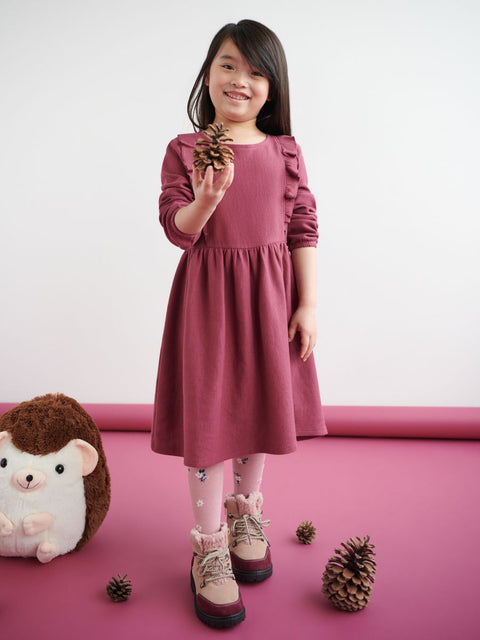 Sinsay Girl's Purple Long-Sleeve Dress | Sinsay In Lebanon