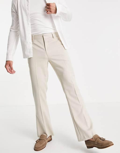 Asos Design Men's Beige Trouser ANF3337