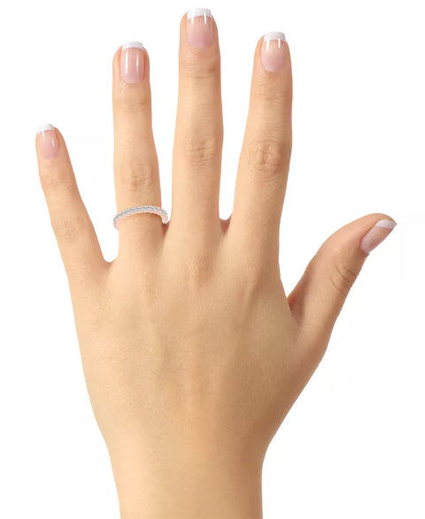 Macy's Women's Rose Gold 14K Diamond Eternity Band Ring  | Macy's In Lebanon