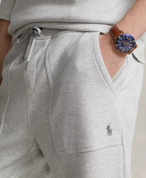 Polo Ralph Lauren Men's Grey Double-Knit Mesh Jogger Pants | Polo Ralph Lauren In Lebanon