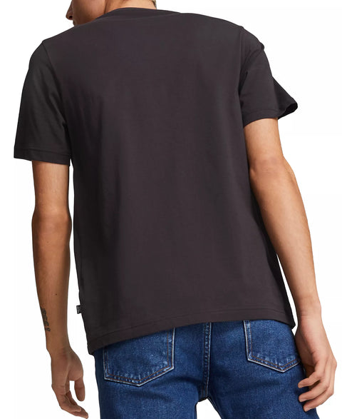 Puma Men's Black Short-Sleeve Wave Logo-Graphic T-Shirt | Puma In Lebanon