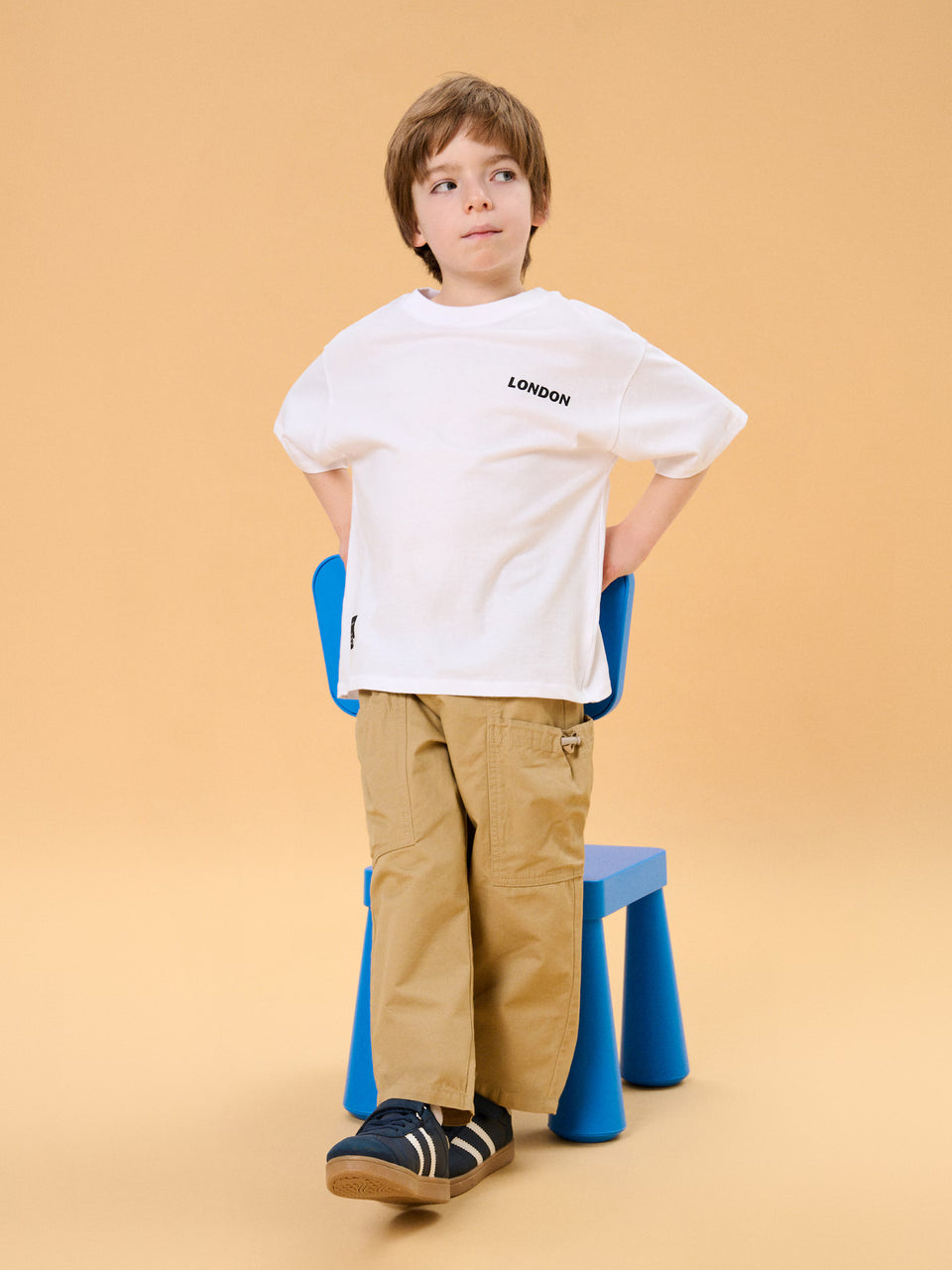 Sinsay Beige Pull-On Cargo Pant