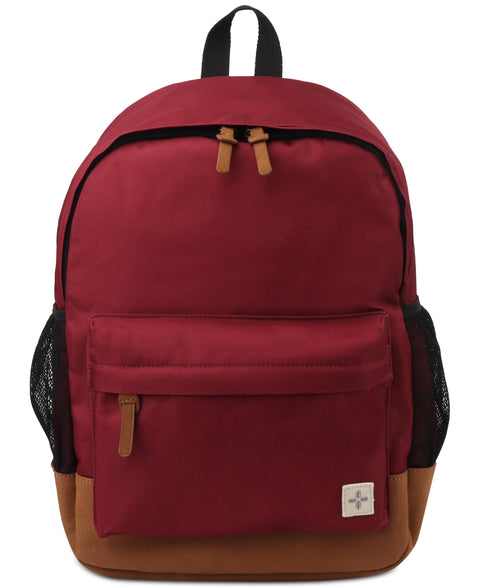 Sun Stone Men’s Burgundy Riley Solid Backpack | Sun Stone In Lebanon