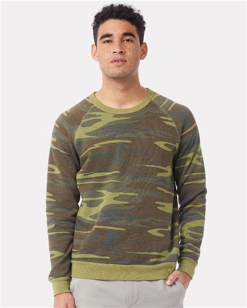 Alternative Men's Camouflage Long Sleeve Sweatshirt | Alternative In Lebanon
