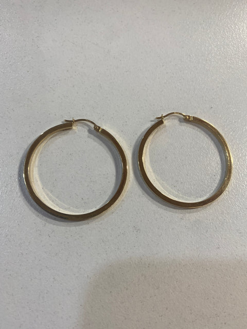 SD Women's Gold-Tone Hoop Earrings |SD in Lebanon