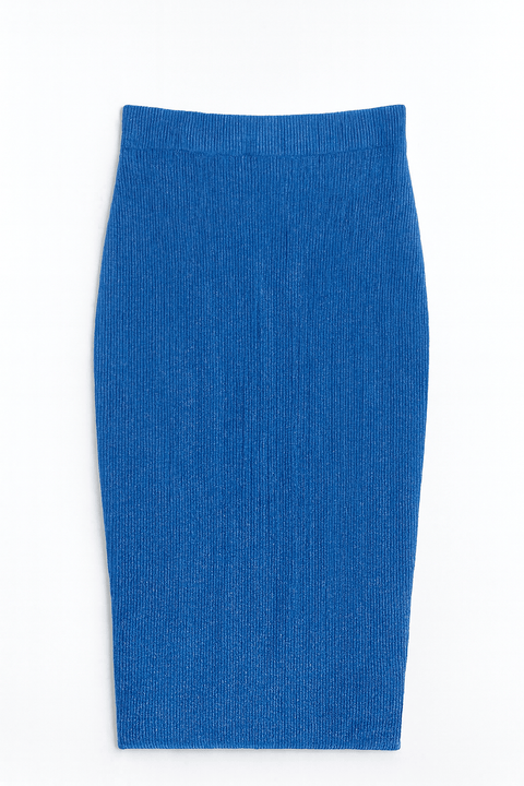 LeGer Women's Blue Fray Skirt |LeGer in Lebanon