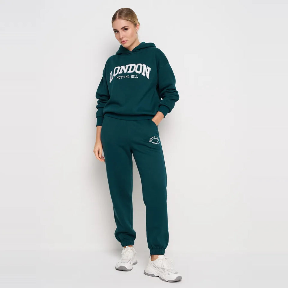 Sinsay Women's Petrol Drawstring Waist sweatpants