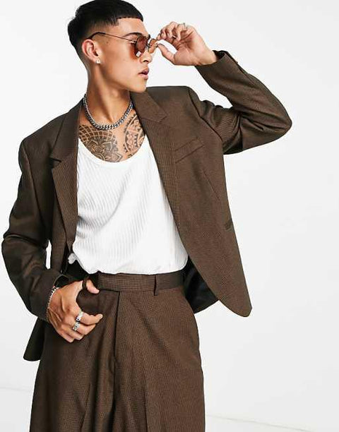 ASOS Design Men's  Brown Blazer ANF2526