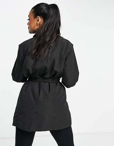 Asyou Women's Black Jacket ANF286 (An84)