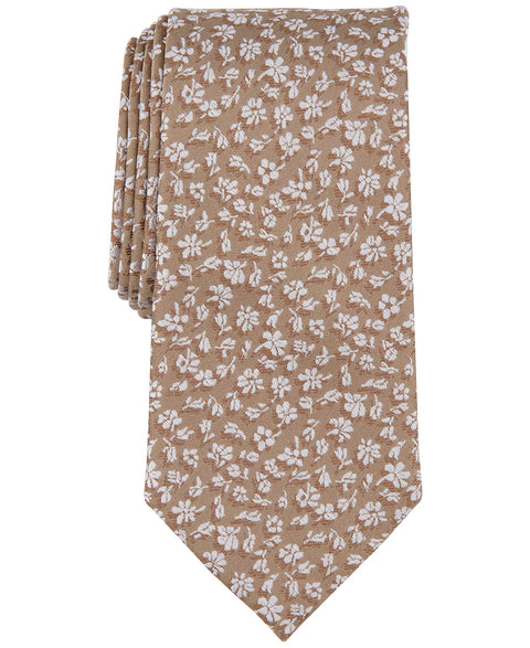 Michael Kors Men's Khaki Keeler Floral Tie | Michael Kors In Lebanon