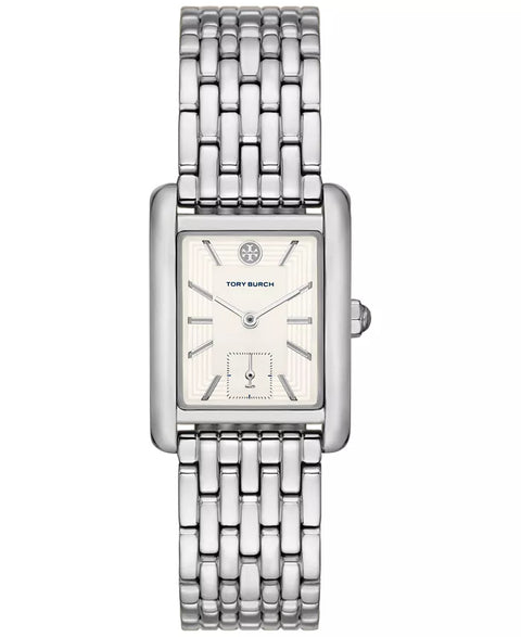 Tory Burch Women's Silver The Eleanor Stainless Steel Bracelet Watch 25mm | Tory Burch In Lebanon